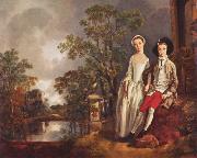 Portrat des Heneage Lloyd und seiner Schwester GAINSBOROUGH, Thomas